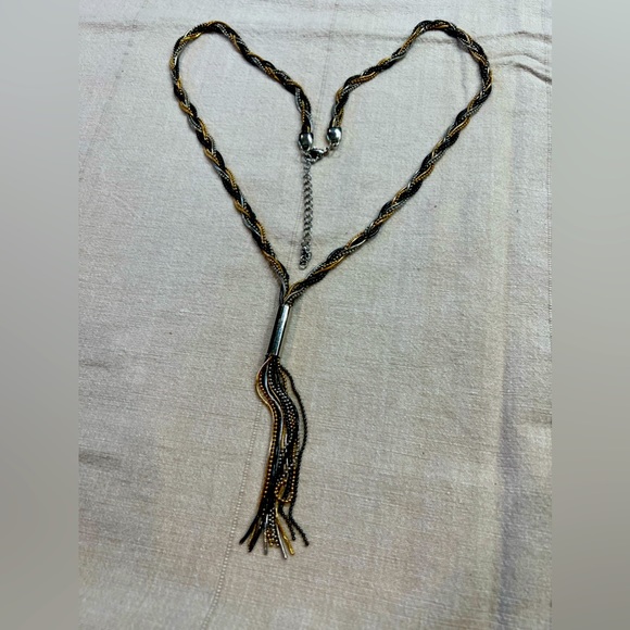 Tricolour long Necklace - Picture 6 of 6